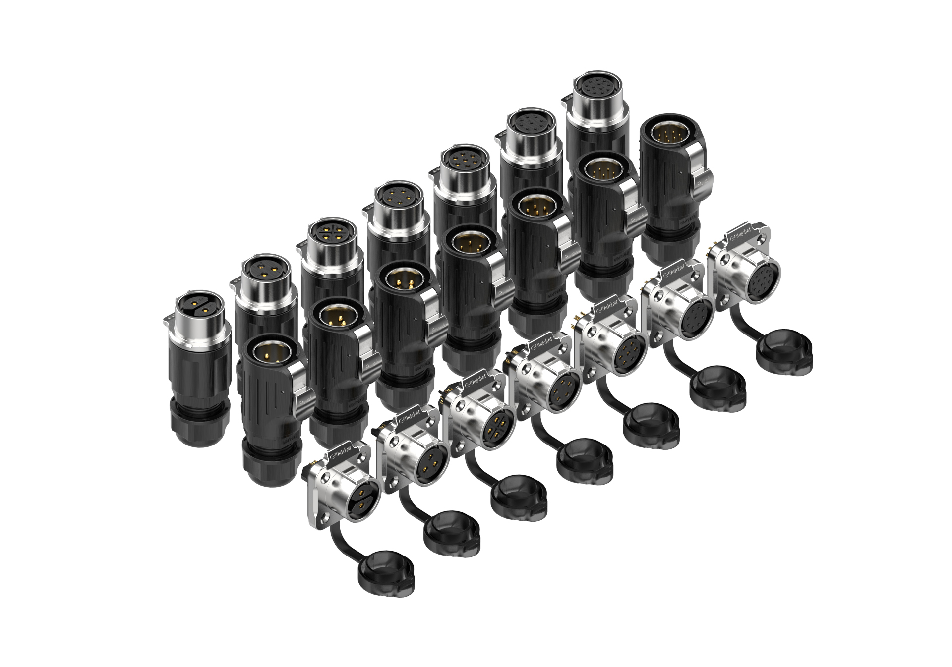 惟兴科技EW-LP20系列防水连接器 IP67防护可选IP68级筑牢设备防水防线